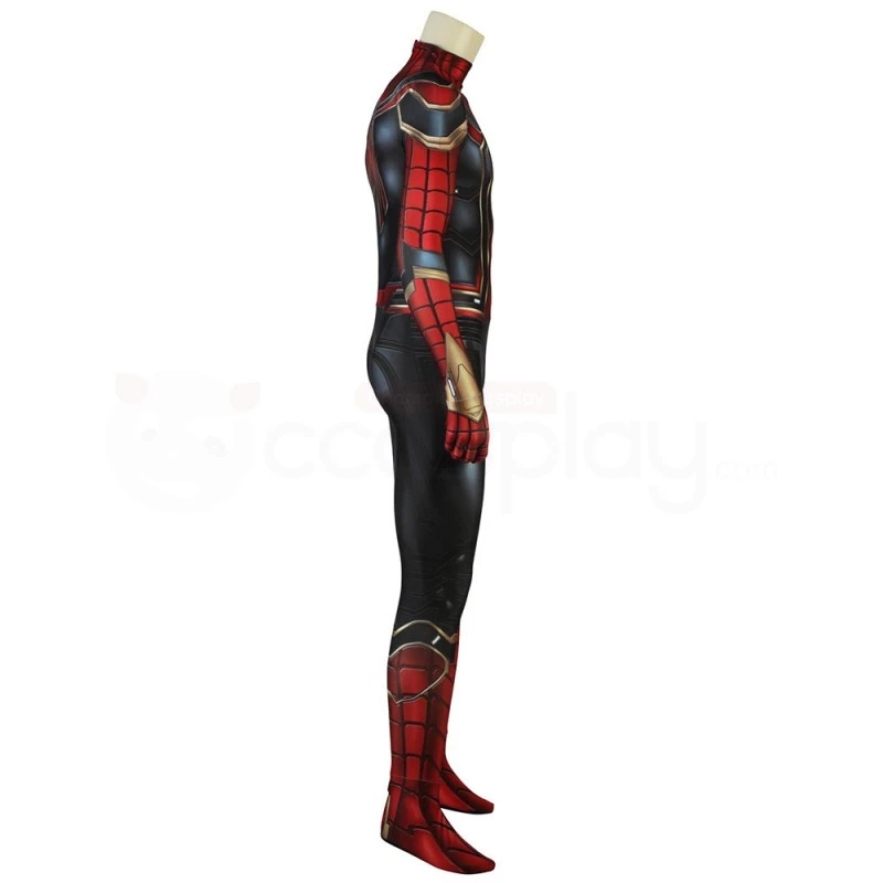 Avengers 3 Infinity War Cosplay Costumes Spider-Man Peter Parker Jumpsuit - Image 5