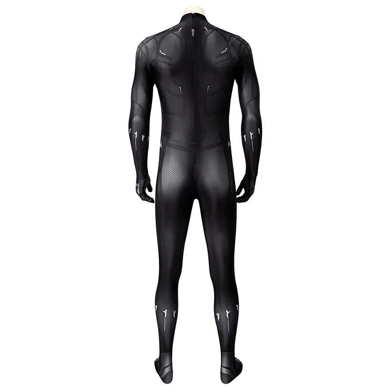 New Black Panther Cosplay Costume T'Challa Jumpsuit - Image 6