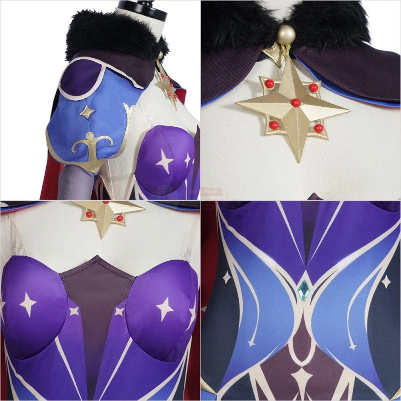 Mona Costume New Genshin Impact Mona Cosplay Suit - Image 6