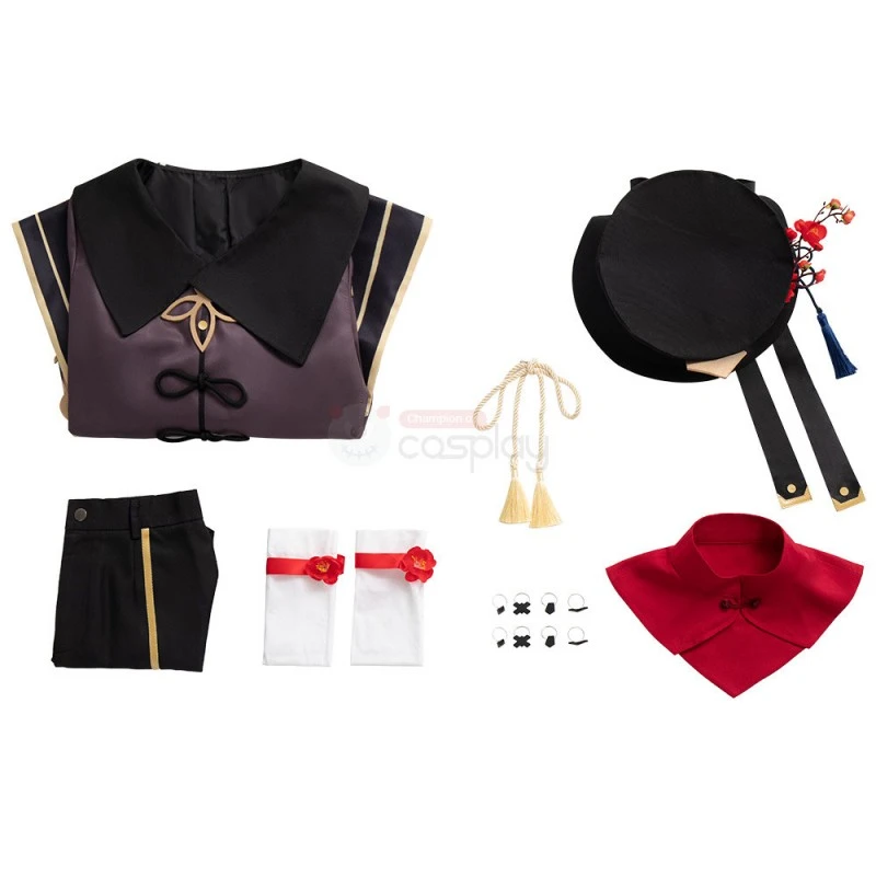 Hu Tao Costume Genshin Impact Cosplay Suit - Image 29