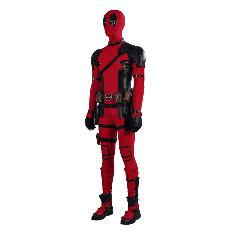 2023 Deadpool Cosplay Costumes Wade Wilson Deadpool 2 Halloween Suit Knitted Version - Image 6