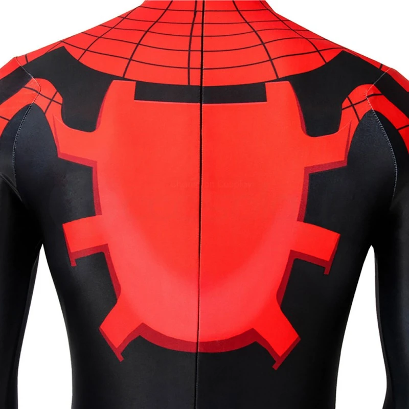 Spiderman Printed Bosysuit The Superior Spider-Man Cosplay Costume - Image 6
