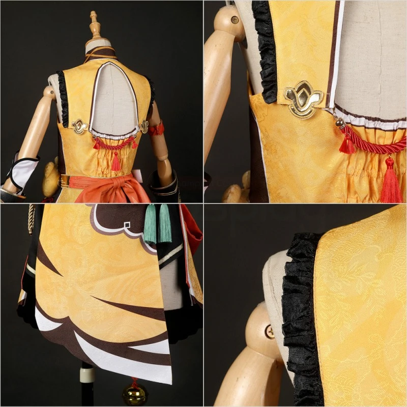 Xiangling Costume Game Genshin Impact Cosplay Suit - Image 7