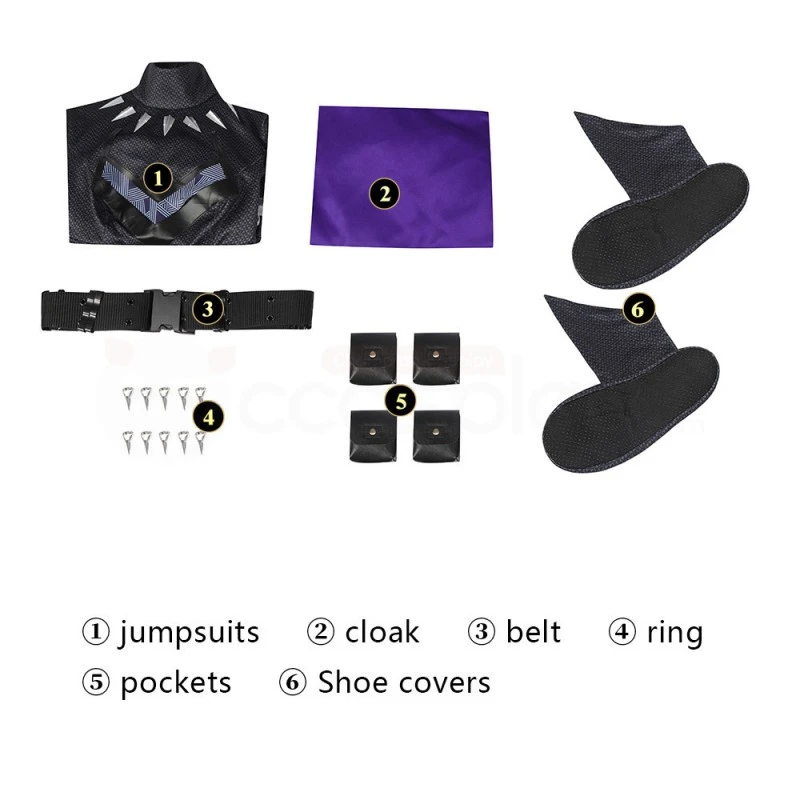 Black Panther Wakanda Forever Shuri Cosplay Suit Full Set - Image 6