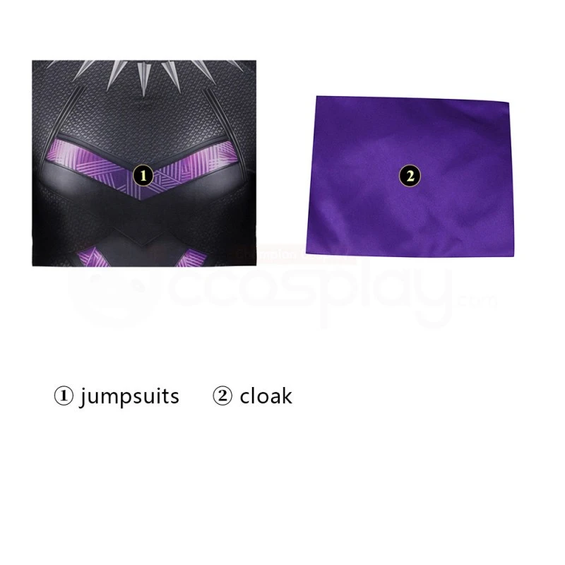 Black Panther Wakanda Forever Shuri Jumpsuit Cosplay Costume - Image 6