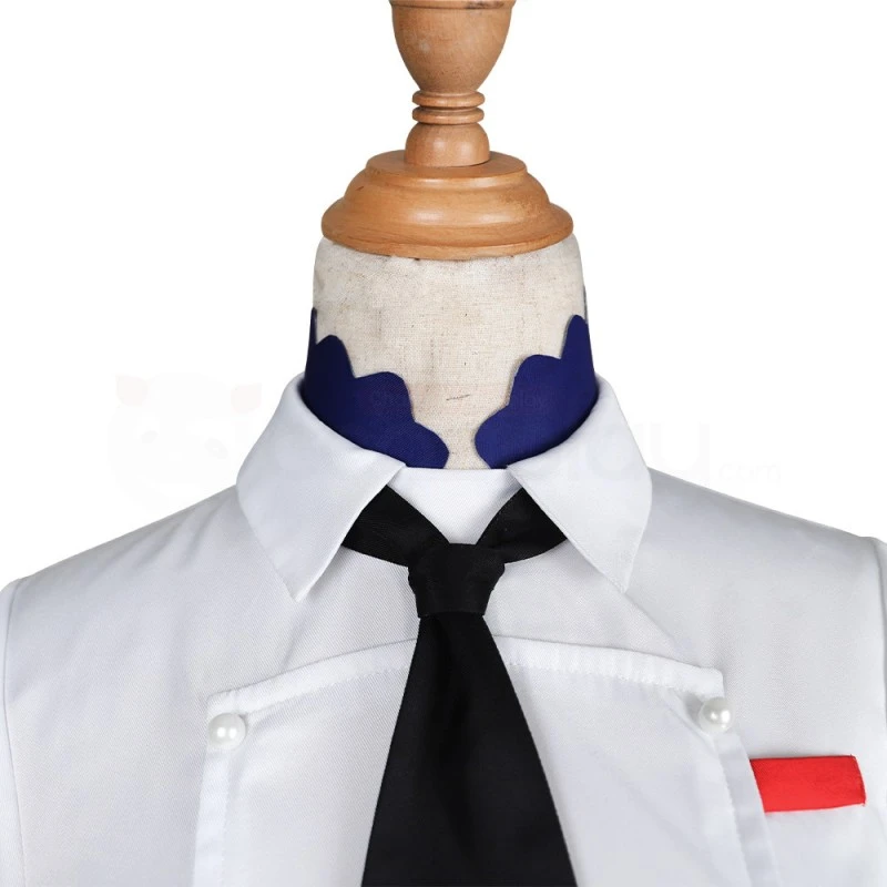 Genshin Impact Eula Pizza Hut Cosplay Costume - Image 8