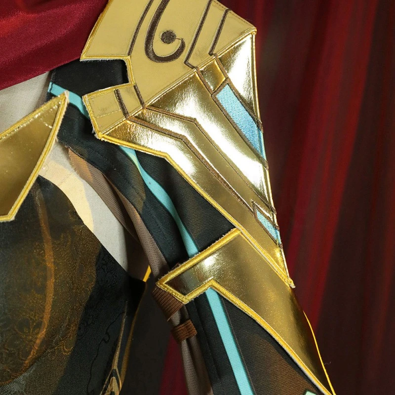 Genshin Impact Gilded Brigade Spiritwind Hunter Cosplay Costumes - Image 7