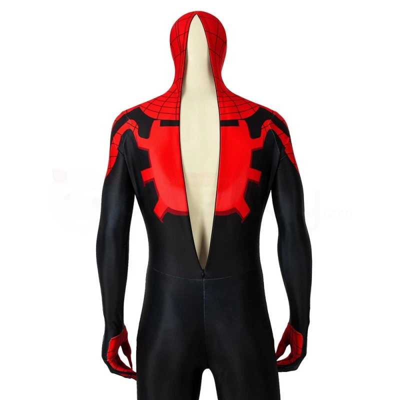 Spiderman Printed Bosysuit The Superior Spider-Man Cosplay Costume - Image 7