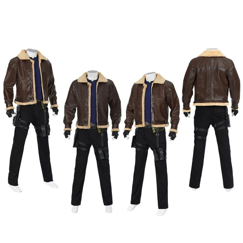 2023 Leon S Kennedy Cosplay Costumes Resident Evil 4 Remake Suit - Image 6