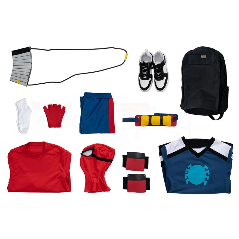 Spider-Man Freshman Year Cosplay Costume Spiderman Peter Parker Hoodie - Image 8