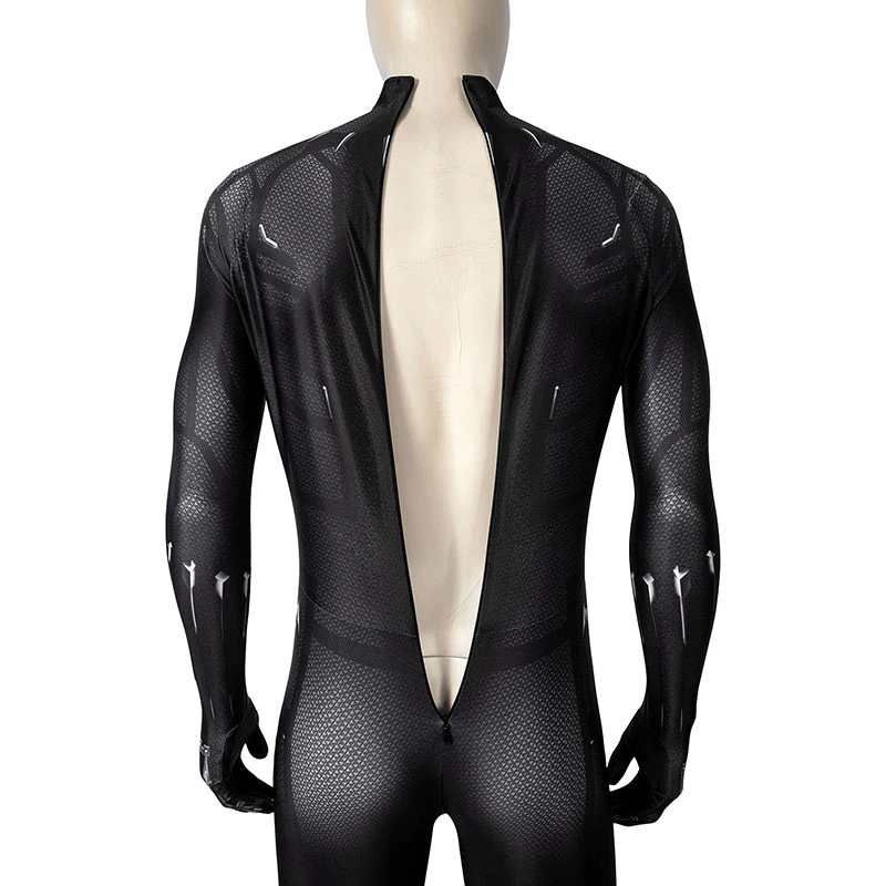 New Black Panther Cosplay Costume T'Challa Jumpsuit - Image 8