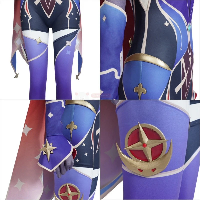 Mona Costume New Genshin Impact Mona Cosplay Suit - Image 8