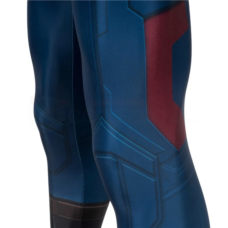 Captain America Jumpsuit Avengers 4 Endgame Steve Rogers Cosplay Costume - Image 8