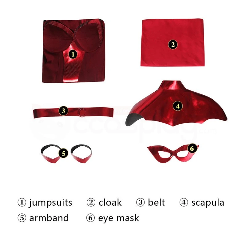 The Boys Season 3 Crimson Countess Cosplay Costumes - Image 7