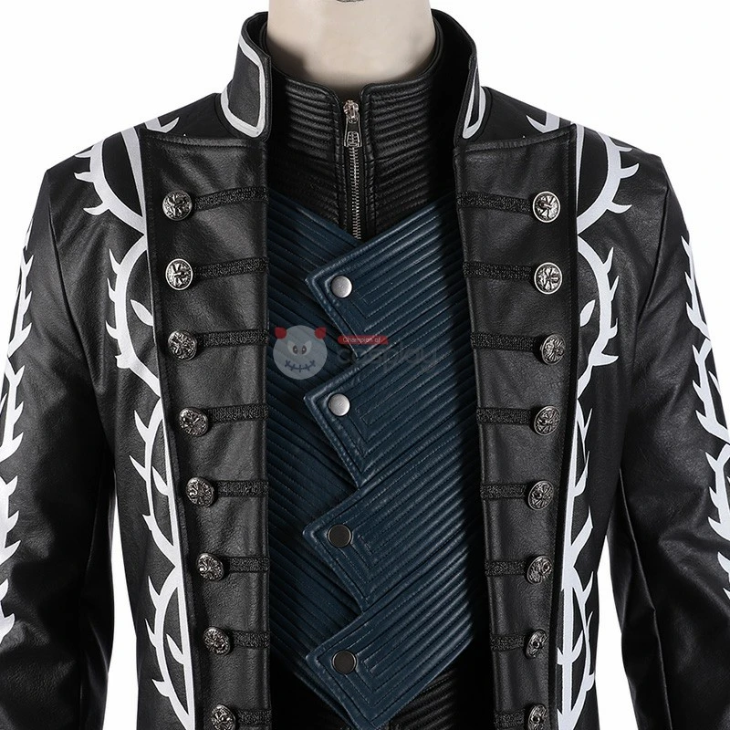 Ready To Ship Vergil Costume Devil May Cry 5 Cosplay Costumes Windbreaker Full Set - Image 9