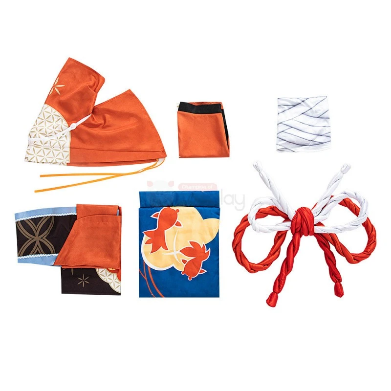 Yoimiya Costume Genshin Impact Cosplay Suit - Image 24