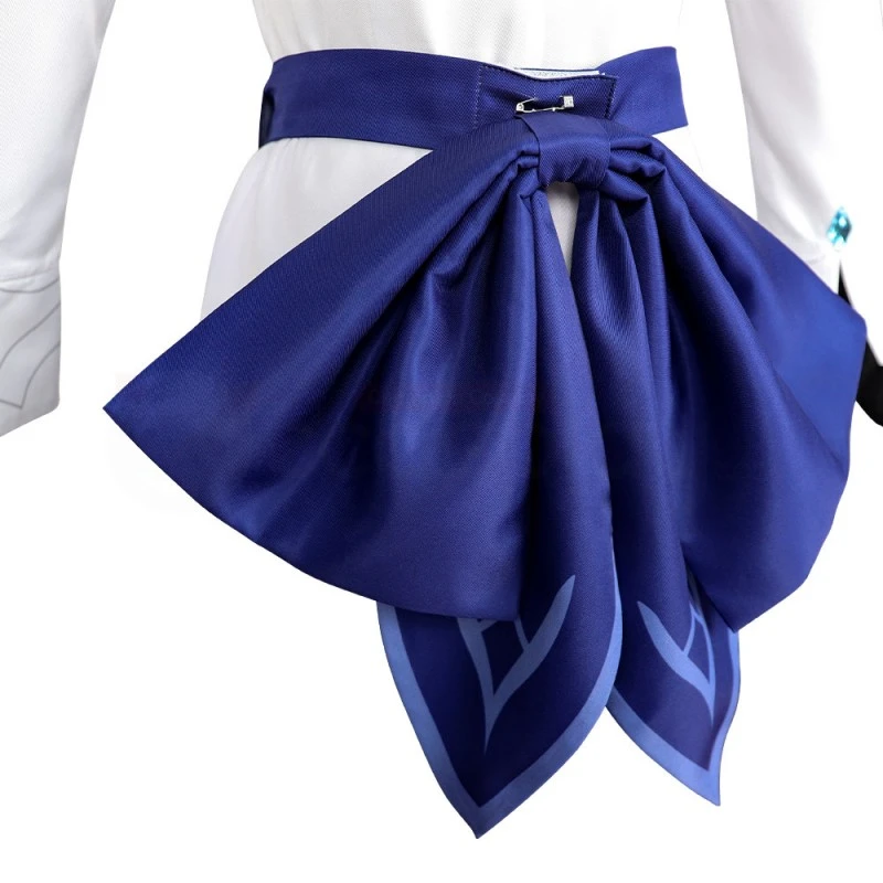 Genshin Impact Eula Pizza Hut Cosplay Costume - Image 10