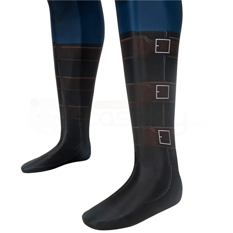 Captain America Jumpsuit Avengers 4 Endgame Steve Rogers Cosplay Costume - Image 9