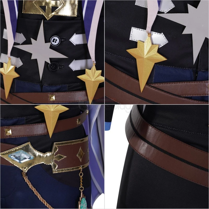 Genshin Impact Cosplay Costumes Kaeya Suit - Image 11