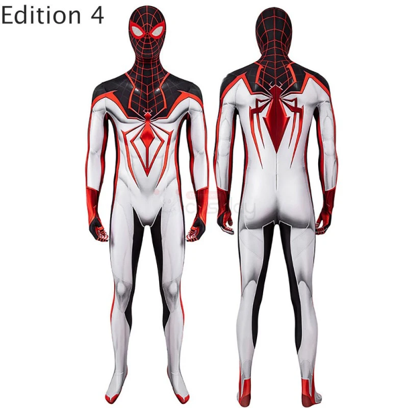 Spiderman Suit Spider-Man Miles Morales Jumpsuit Cosplay Costumes - Image 5