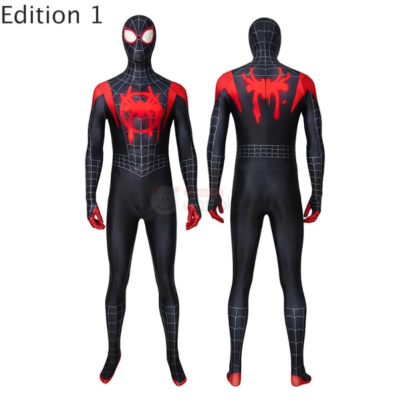 Spiderman Suit Spider-Man Miles Morales Jumpsuit Cosplay Costumes - Image 2