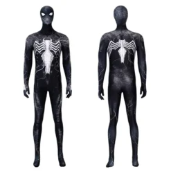 Venom Symbiote Cosplay Costume The Amazing Spiderman Black Suit