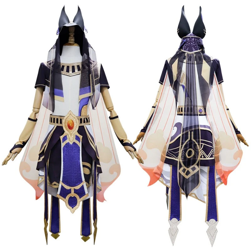 Genshin Impact Cosplay Costume Cyno Halloween Suit
