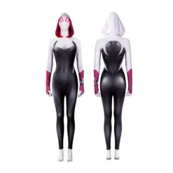 Gwen Stacy Costume Spider-Man Across The Spider-Verse Cosplay Jumpsuit