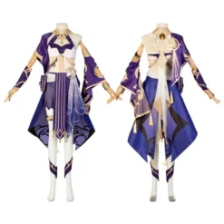 Genshin Impact Cosplay Costume Candace Halloween Suit