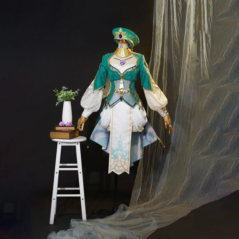 Genshin Impact Lisa A Sobriquet Under Shade Cosplay Costumes
